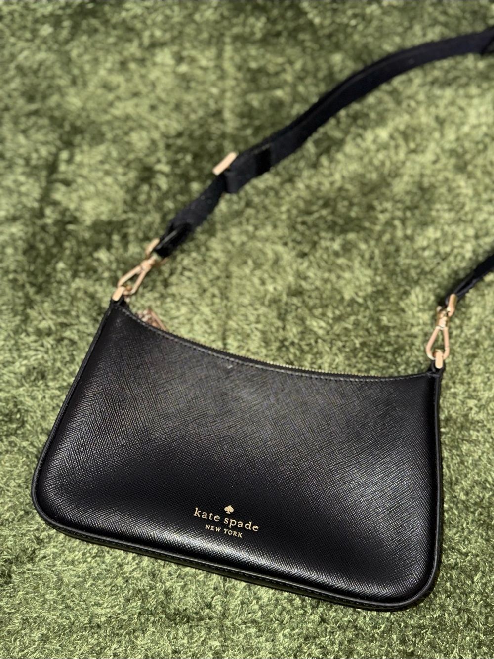 Kate Spade Black Leather Crossbody Bag